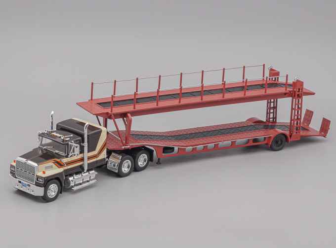 FORD 9000 LTL Car Transporter (1979), black / dark red