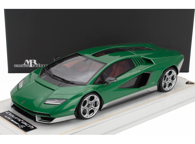 LAMBORGHINI Countach Lpi 800-4 (2021) - Con Vetrina - With Showcase, Verde Metallic - Green Met