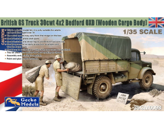 Сборная модель British GS Truck 30cwt 4x2 Bedford OXD (wooden cargo body)