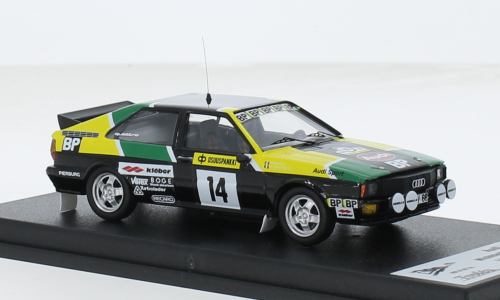 AUDI Quattro (night Version) №14 Rally 1000 Lakes (1981) Michele Mouton - Fabrizia Pons, Black Yellow Green