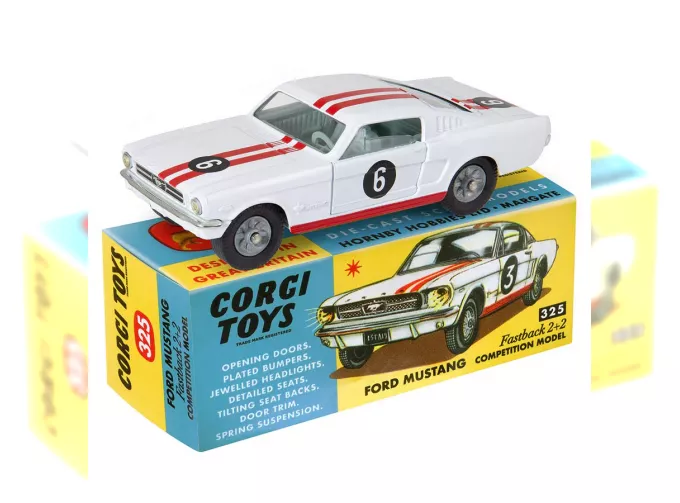 FORD Mustang Fastback #6 (1965), white