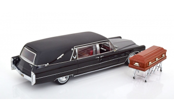 CADILLAC Landau hearse (1966), black