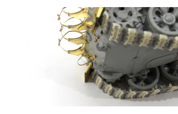 Фототравление Т-55АД Дрозд (Takom) брызговики и грязевые щитки