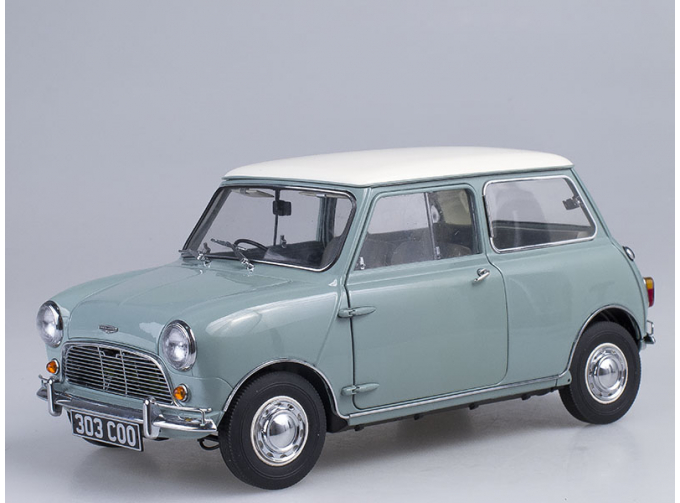 AUSTIN Se7en Cooper (1961), smoke grey/ old english white 