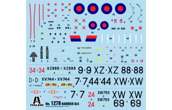 Сборная модель Самолет HARRIER GR.3 "Falkland"