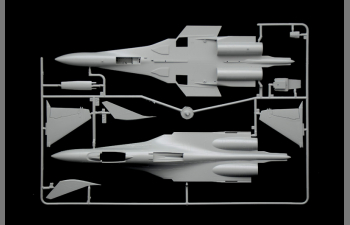 Сборная модель Истребитель Су-27