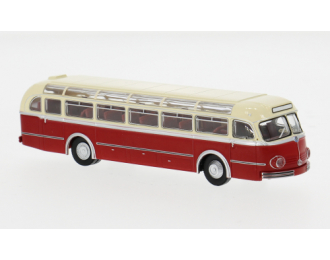 MERCEDES-BENZ O 6600 H Reisebus (1951), beige / red