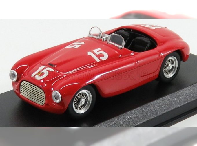 FERRARI 166mm Barchetta Ch.0016 N15 Winner Luxemburg Gp (1949) L.villoresi, red