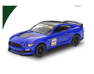FORD Mustang GT350 Racecar #550 Driver Anthony Colard (2017), blue