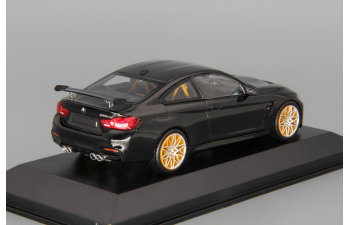BMW M4 GTS 2016 black metallic, orange wheels