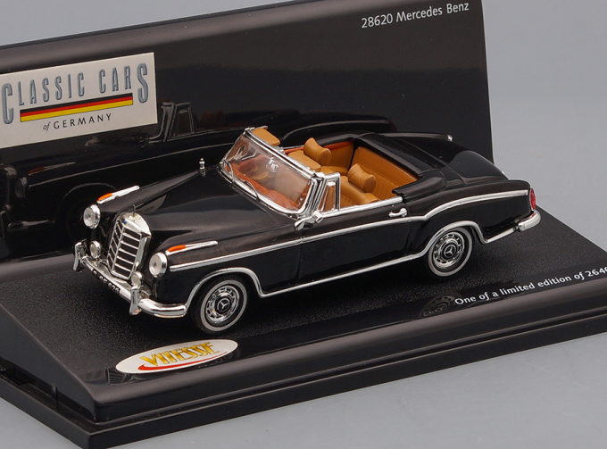 MERCEDES-BENZ 220SE Cabrio, black