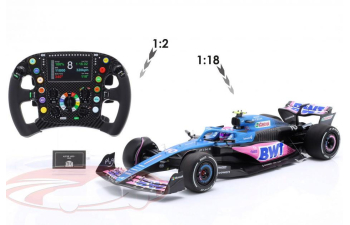 Steering Wheel Alpine A523 Esteban Ocon #31 / Pierre Gasly #10 (2023)
