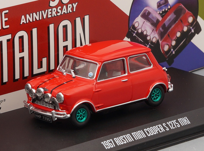 AUSTIN MINI Cooper S 1275 MkI 1967 Red (из к/ф "Ограбление по-итальянски") (Greenlight!)