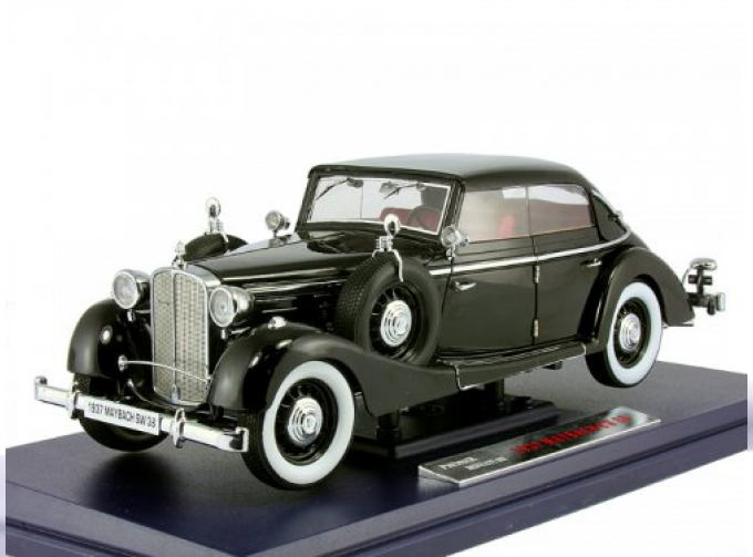 MAYBACH SW38 Cabriolet 4-door (closed) 1937, black