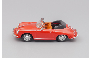 PORSCHE 356b Cabriolet Spider (1959), red metallic