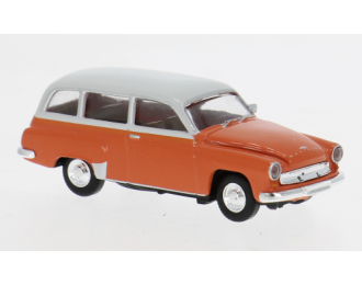 Wartburg 311 Kombi 1959, dunkelorange/hellgrau