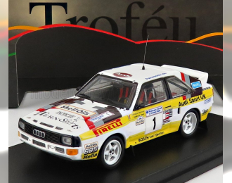 AUDI Quattro Sport Eam Audi Uk №1 Circuit Of Ireland (1985) M.Mouton - F.Pons, White Yellow