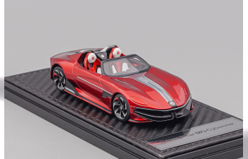 MG Cyberster Concept Car 2023, red metallic