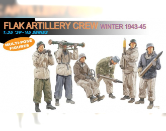 Сборная модель Солдаты Flak Artillery Crew Winter 1943-45