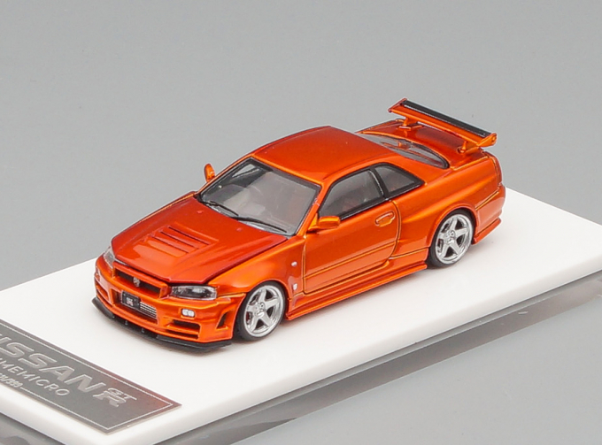 NISSAN GTR R34, orange