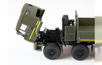 Камский грузовик 6560 бортовой (с тентом) рестайлинг, хаки