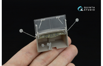 3D Декаль интерьера кабины U.S. Diamond T 968A Cargo truck (open cab)(Mirror Models) (с 3D-печатными