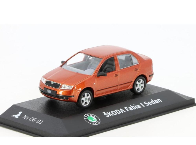 SKODA Fabia I Sedan (1999), orange