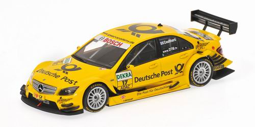 MERCEDES-BENZ C-CLASS (2008) DEUTSCHE POST DEUTSCHE POST AMG MB - DAVID COULTHARD - DTM 2010, желтый