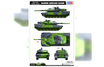 Сборная модель Танк Danish Leopard 2A5DK Tank