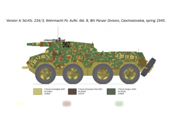 Сборная модель TANK Sd.kfz.234/3 Military 1944