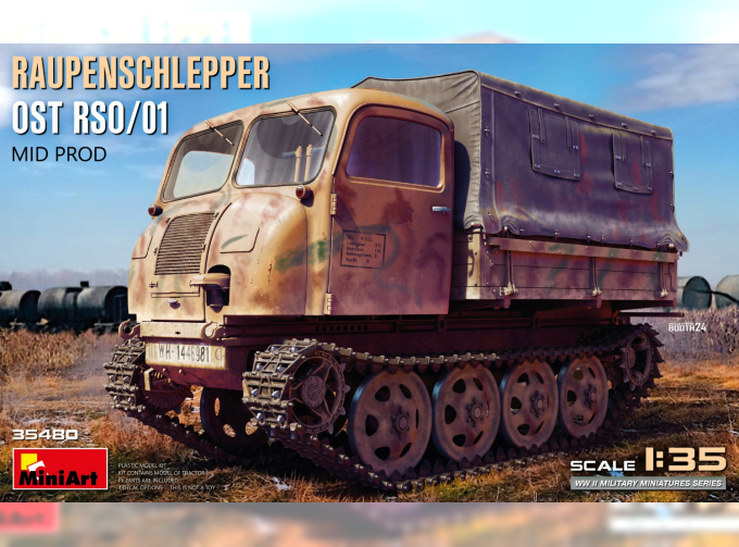 Сборная модель STEYR Гусеничный тягач «Восток» / Rso/01 