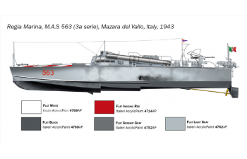 Сборная модель Торпедный катер M.A.S. 563/568