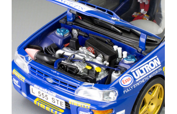 SUBARU Impreza Wrc 555 №1 Winner Rally Memorial Bettega (1993) Colin Mcrae, Blue Yellow Gold