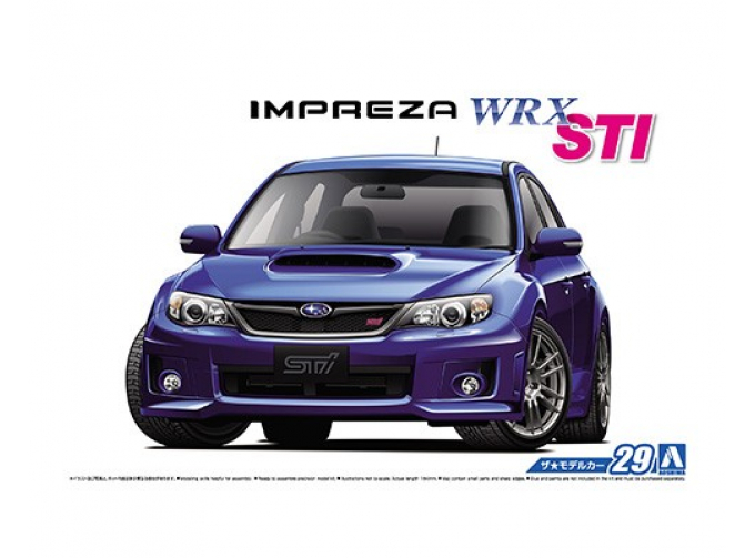 Сборная модель Subaru GRB Impreza WRX STI