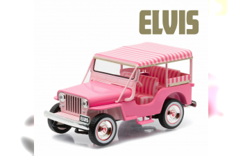 JEEP Surrey CJ3B Elvis Presley "Pink Jeep" (1960), pink