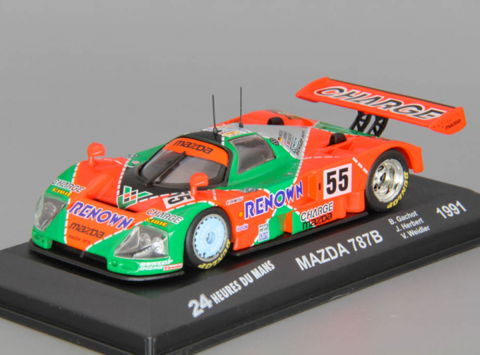 MAZDA 787B #55 V.Weidler - J.Herbert - B.Gachot Winner LM 1991, 24H du Mans 15