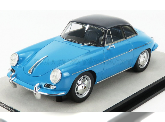 PORSCHE 356 Karmann Hard-top (1961), Gloss Light Blue Black