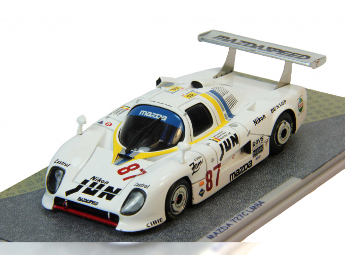 MAZDA 727C #87 15th LeMans (1964), white