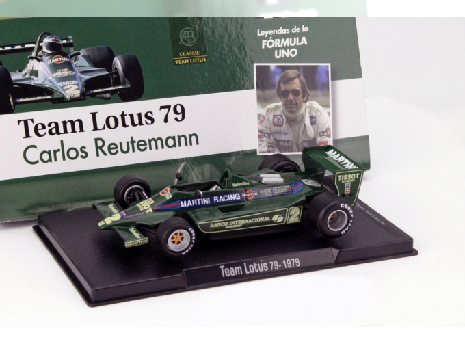 LOTUS 79 no.2 Carlos Reutermann (1979), Classic Team Lotus, green