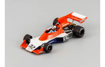 TYRRELL Ford 007 Ian Scheckter (1975), orange / white