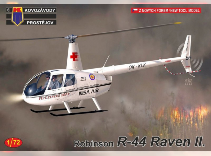 Сборная модель Вертолет Robinson R44 Raven II