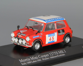 MINI Cooper MK I Rally 1000 Lakes Winners: Makinen / Keskitalo (1966), red / white