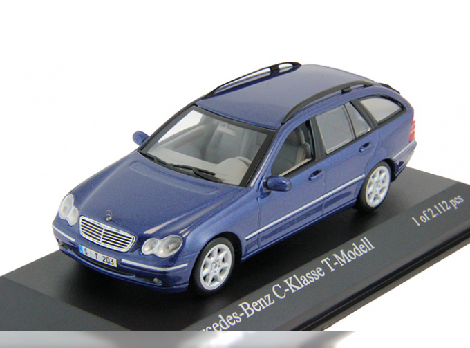 MERCEDES-BENZ C-class T-modell S203 (2001), blue metallic