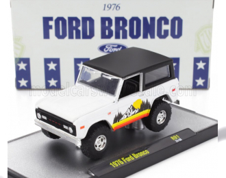 FORD Bronco (1976), White Black