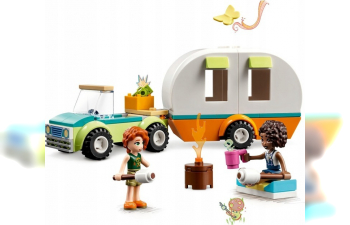 AUTOMOBILE Lego Friends - Camping Holiday - Car With Trailer Roulotte - 87 Pezzi - Pieces, Various