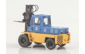 Львовский автопогрузчик АП-4014 (перевыпуск), жёлто-голубой