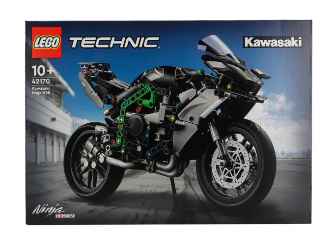 KAWASAKI Lego Technic - Ninja H2r - Motorcycle - 643 Pezzi - 643 Pcs, Black