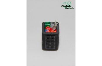 Бетонная урна с мусором (комплект 2 шт)