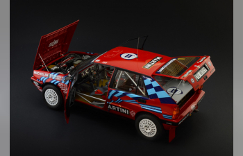 Сборная модель LANCIA Delta Hf Integrale 16v Martini N1 Winner Rally Sanremo 1989 M.biasion - T.siviero + N 5 Rally Sanremo (1989) D.Auriol - B.Occelli