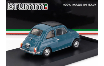 FIAT 500f Tetto Chiuso - Closed (1965), Blue Medio